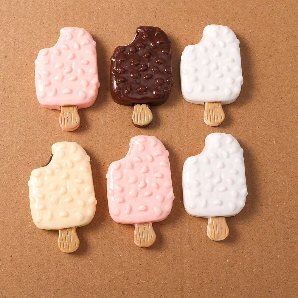 4pcs Simulation Food Ice Cream – Embellishments For Scrapbooking recenzja i cena