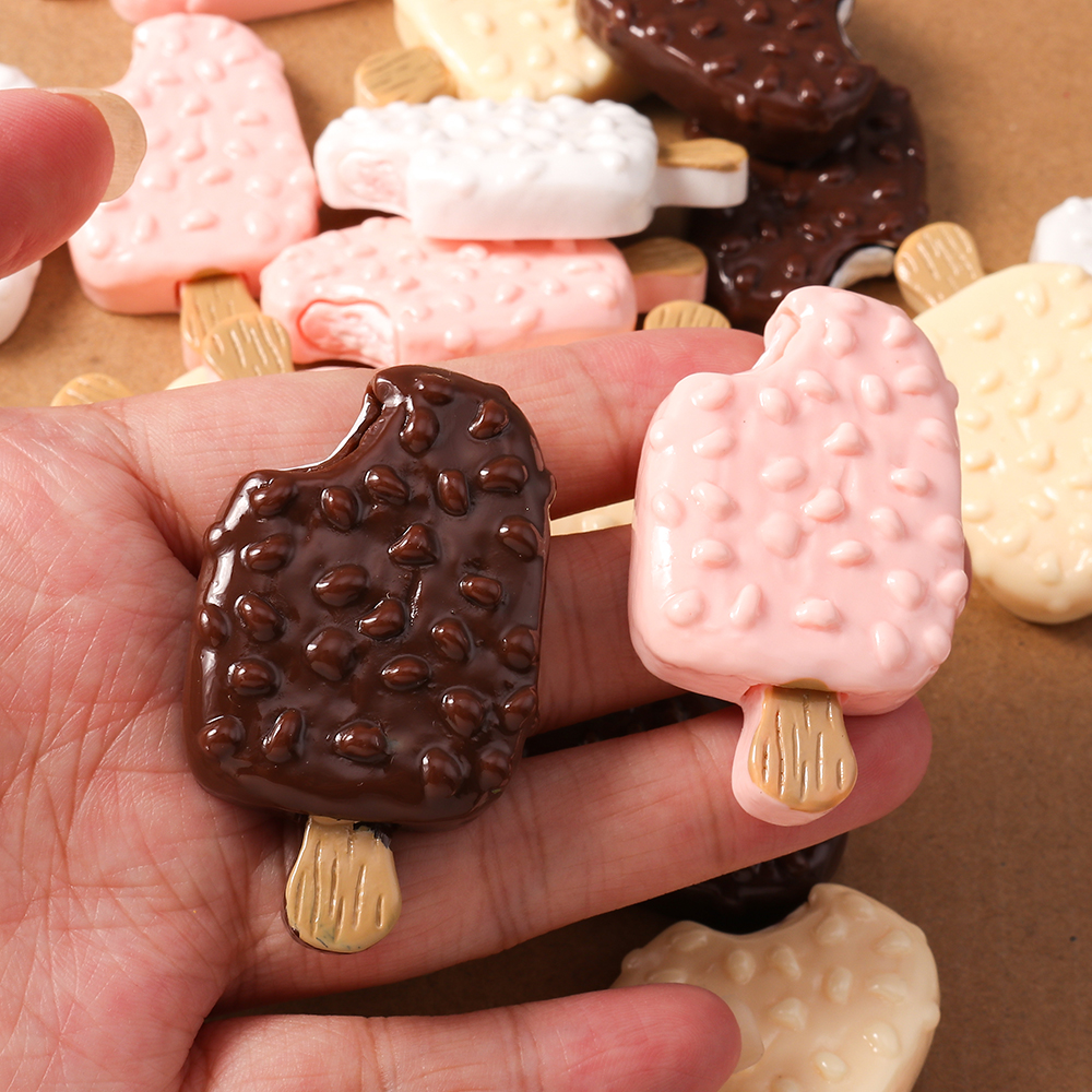 4pcs Simulation Food Ice Cream – Embellishments For Scrapbooking recenzja i cena