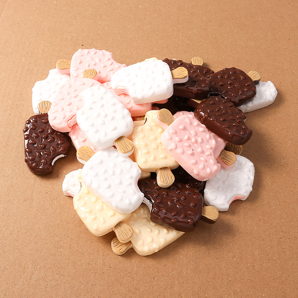 4pcs Simulation Food Ice Cream – Embellishments For Scrapbooking recenzja i cena