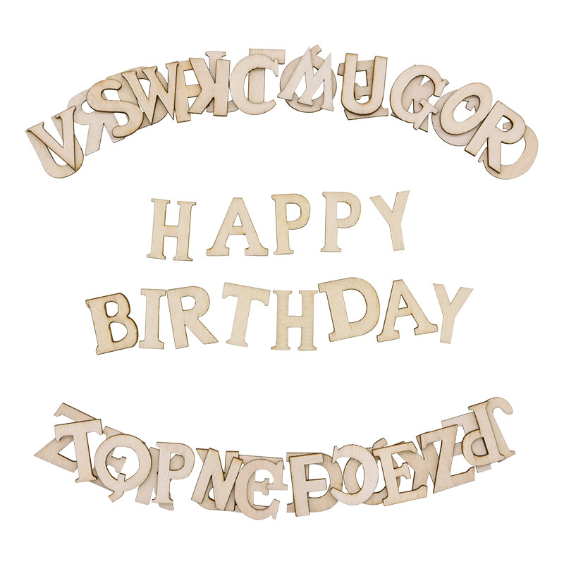 100pcs Letters Wooden Alphabet – Embellishments For Scrapbooking recenzja i cena