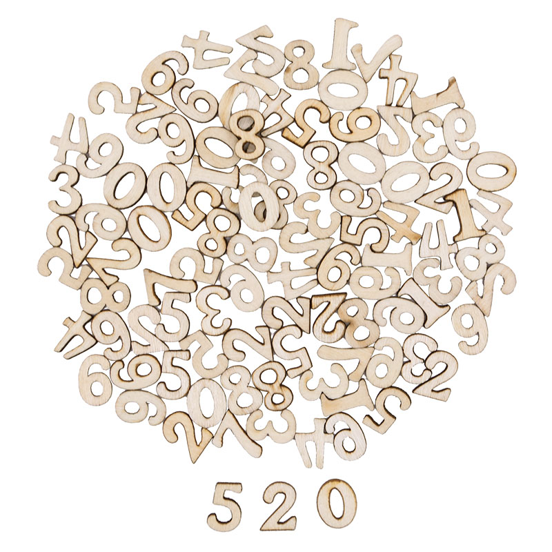 100pcs Letters Wooden Alphabet – Embellishments For Scrapbooking recenzja i cena