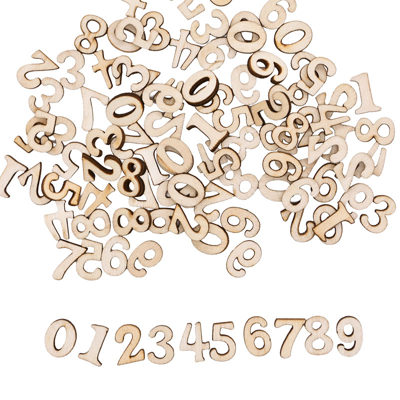 100pcs Letters Wooden Alphabet – Embellishments For Scrapbooking recenzja i cena