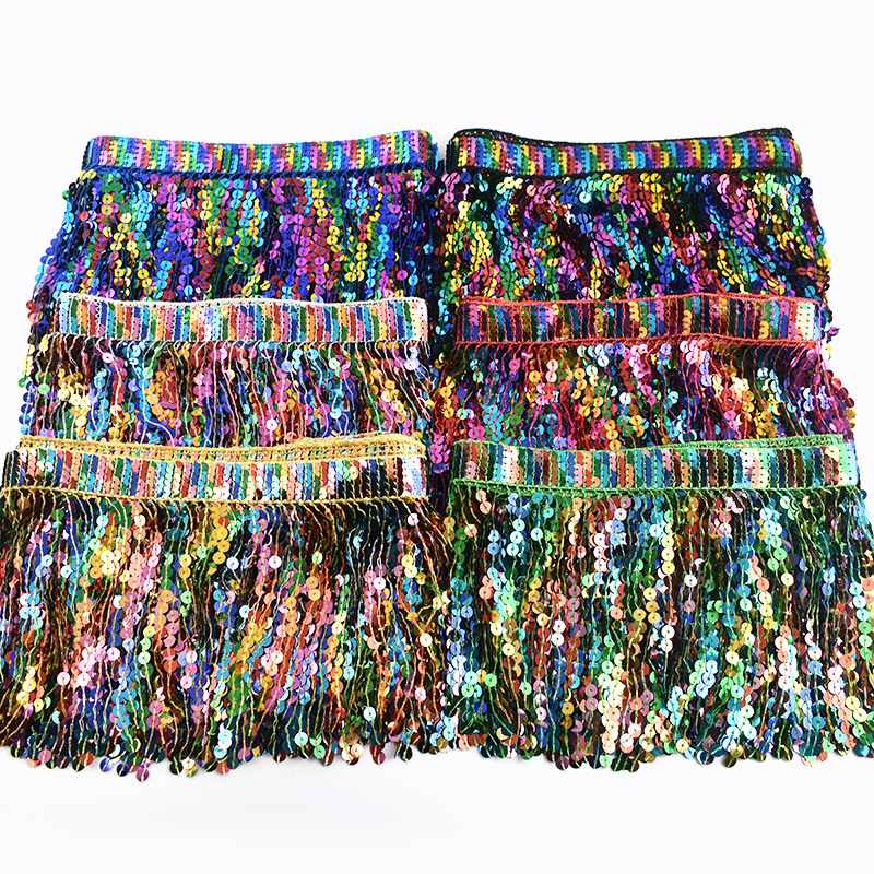 5/10Yards Sequin Fringe Tassel – Fringe Ribbon Sewing recenzja i cena