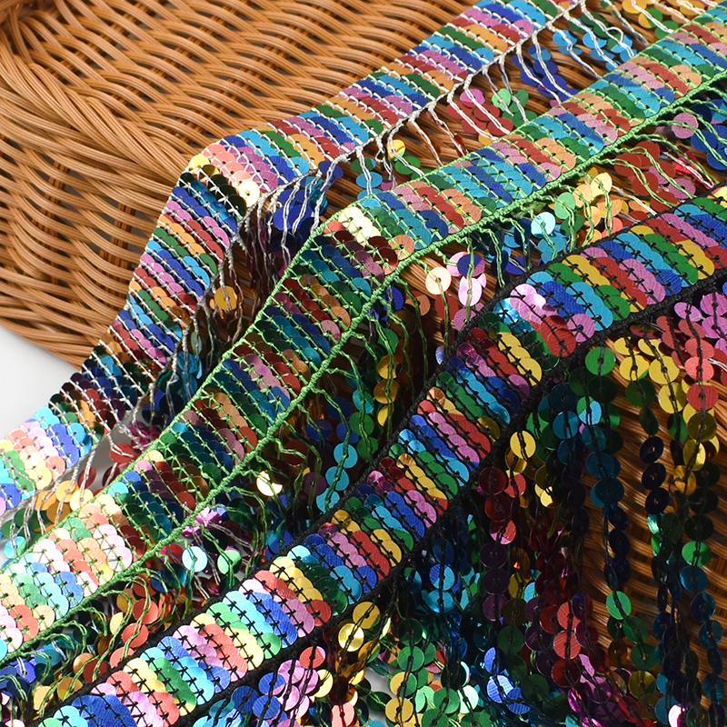 5/10Yards Sequin Fringe Tassel – Fringe Ribbon Sewing recenzja i cena
