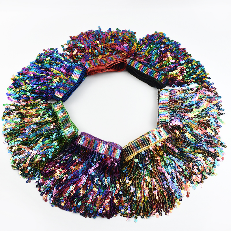 5/10Yards Sequin Fringe Tassel – Fringe Ribbon Sewing recenzja i cena