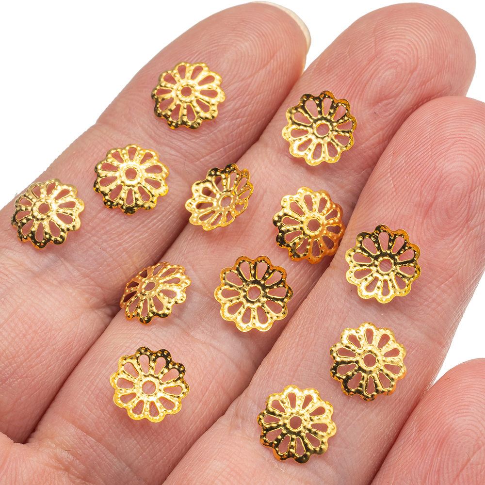 200pcs 7/9mm Filigree Flower H – Embellishment Crafts recenzja i cena