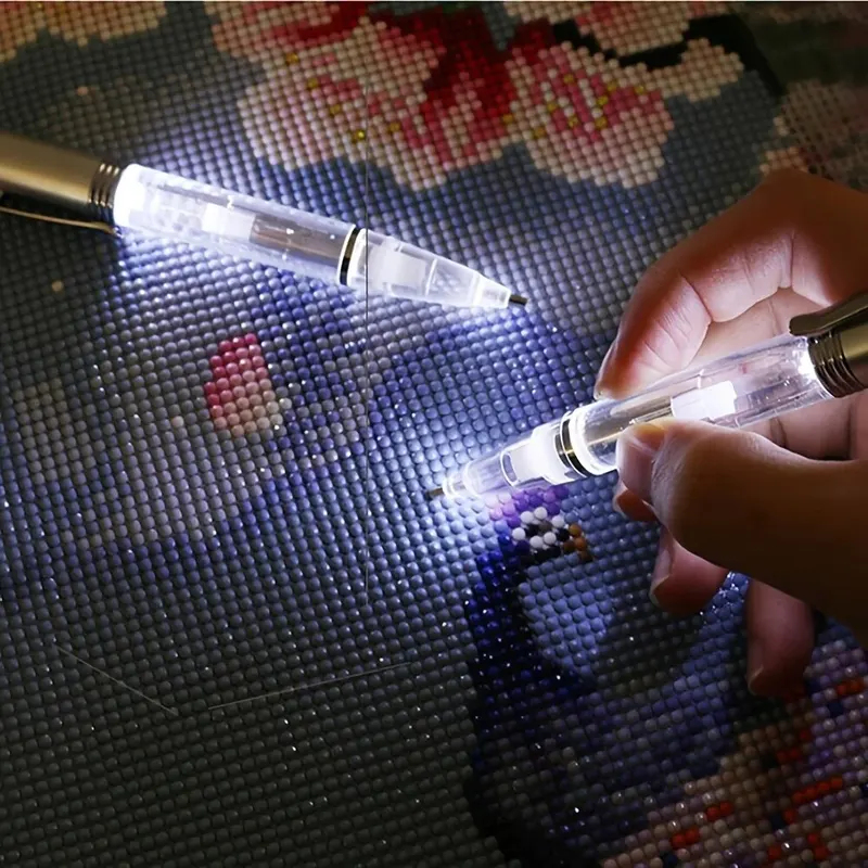 LED Light Diamond Painting Pen – Embroidery Embellishments recenzja i cena