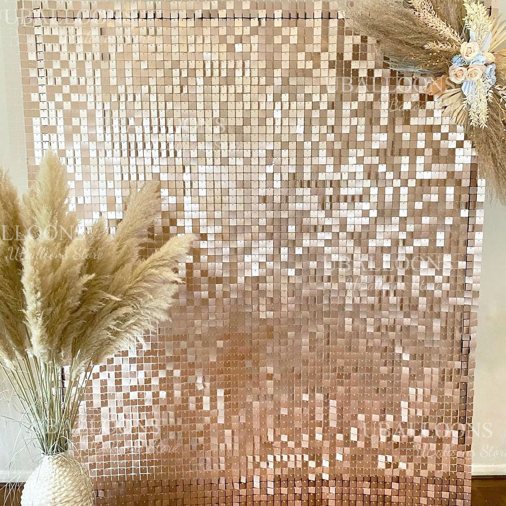 Matte Beige Gold Shimmer Sequi – Sequin Fabric Panel recenzja i cena