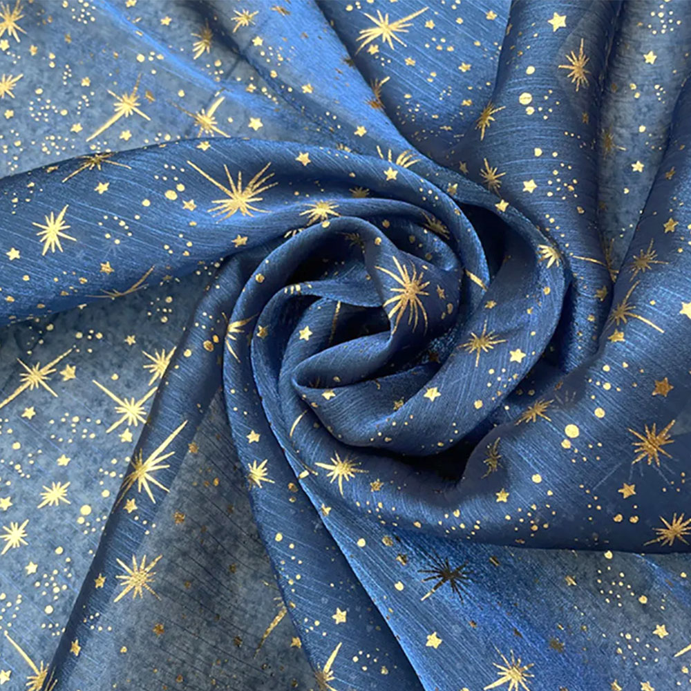 Glitter Shiny Bronzing Star Mo – Sequin Fabric Panel recenzja i cena