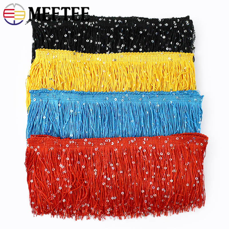 4/8M 10cm Colorful Sequin Tass – Fringe Ribbon Sewing recenzja i cena