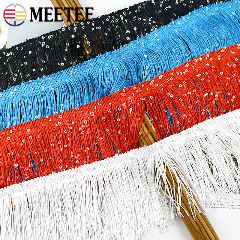 4/8M 10cm Colorful Sequin Tass – Fringe Ribbon Sewing recenzja i cena