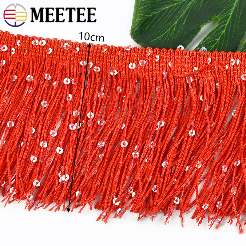 4/8M 10cm Colorful Sequin Tass – Fringe Ribbon Sewing recenzja i cena