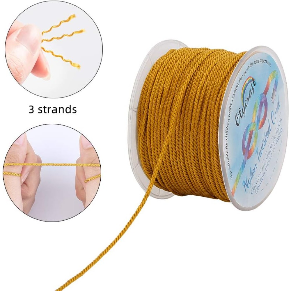 55 Yards 1mm Twisted Satin Nyl – Cord Trim Twisted recenzja i cena
