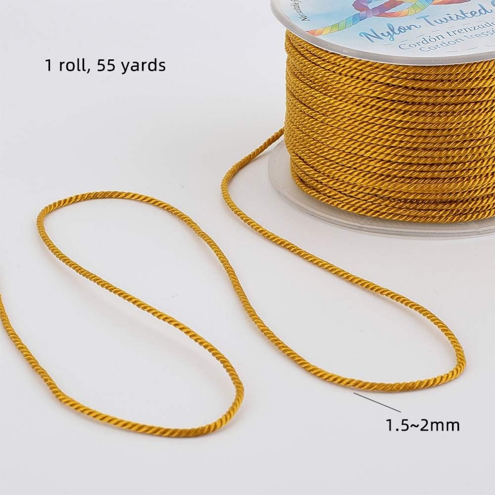55 Yards 1mm Twisted Satin Nyl – Cord Trim Twisted recenzja i cena