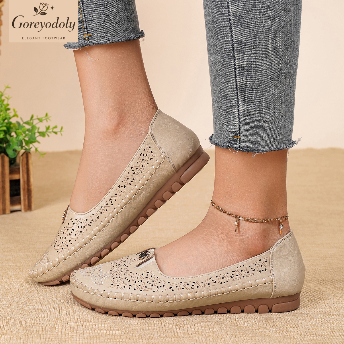 Goreyodoly women loafers flora – Embroidery Embellishments recenzja i cena