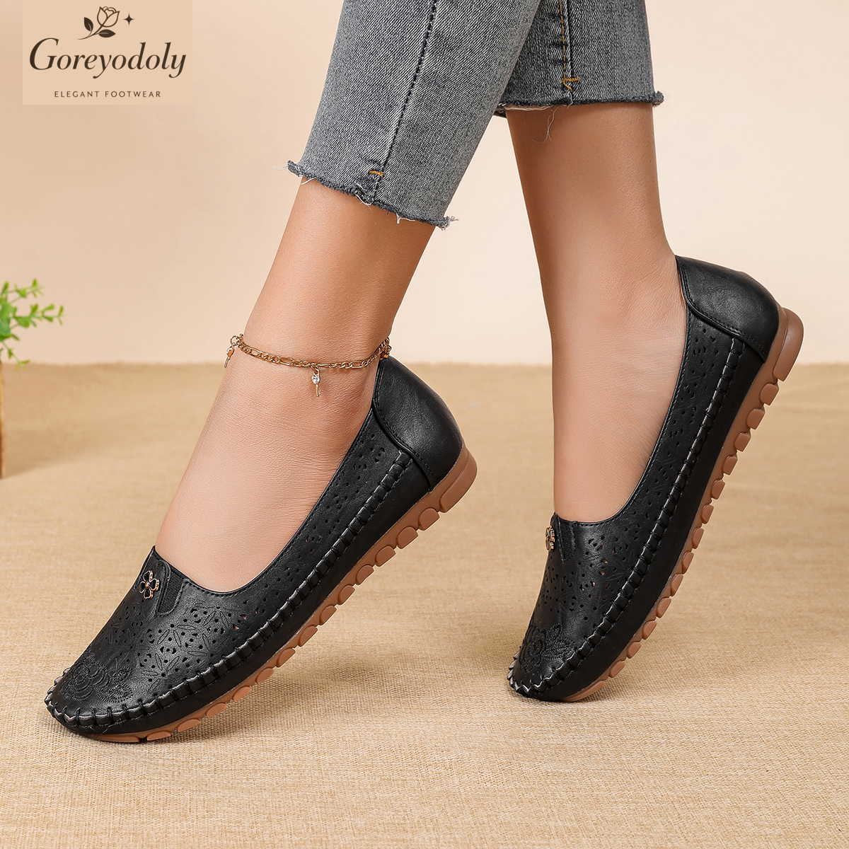 Goreyodoly women loafers flora – Embroidery Embellishments recenzja i cena