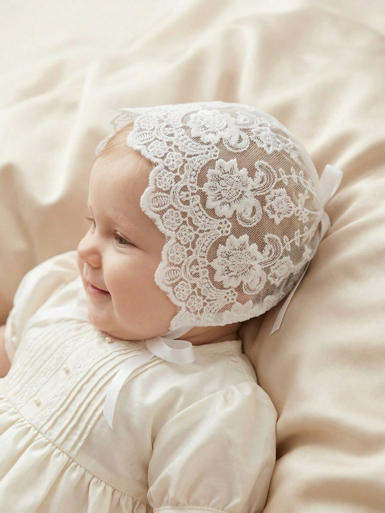 Baby Lace Brim Headband Hat He – Embroidery Embellishments recenzja i cena