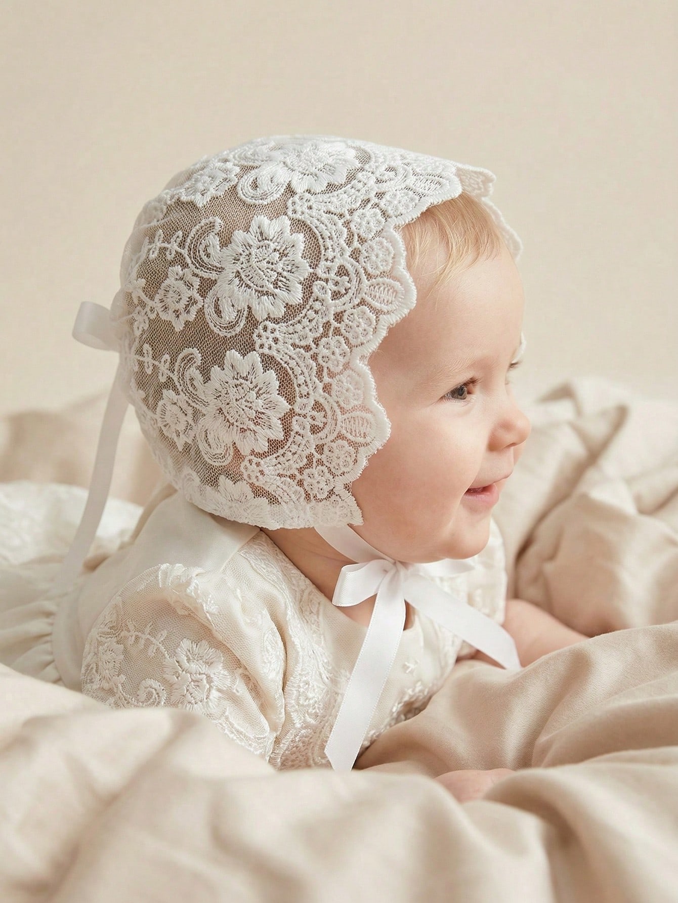 Baby Lace Brim Headband Hat He – Embroidery Embellishments recenzja i cena
