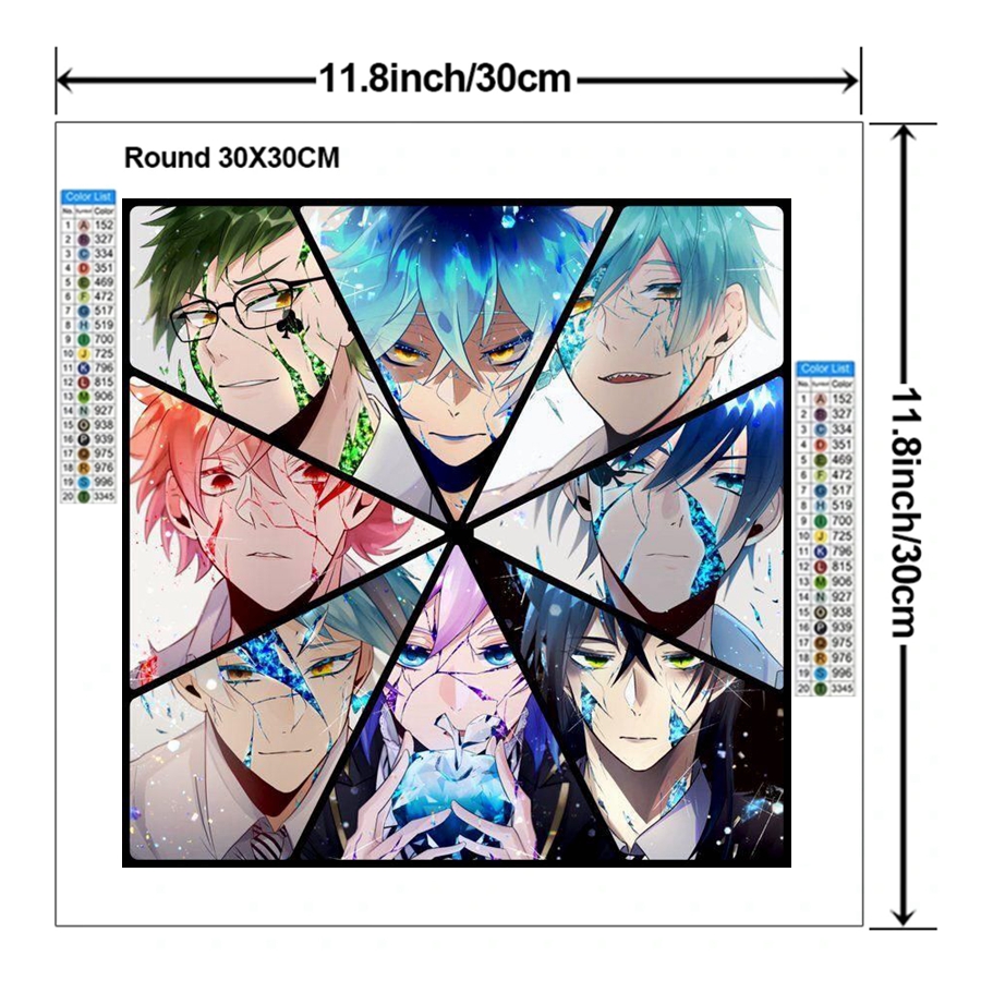 Twisted-Wonderland Anime Diamo – Embroidery Embellishments recenzja i cena