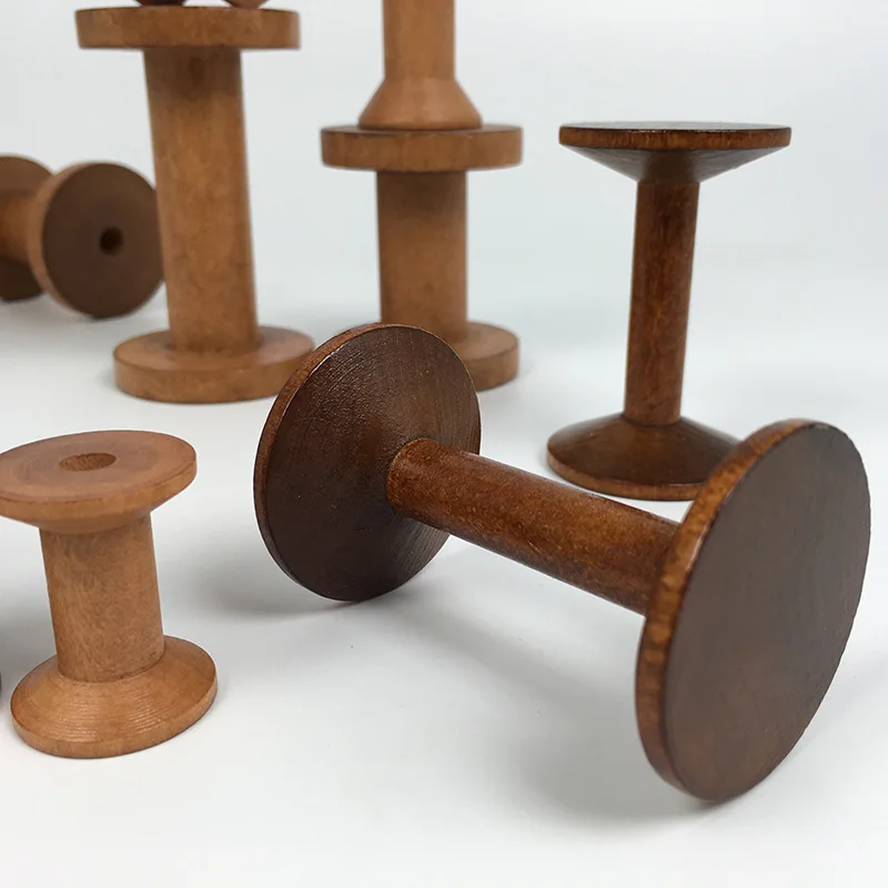 Vintage Wooden Spools DIY Reel – Organza Ribbon Spool recenzja i cena