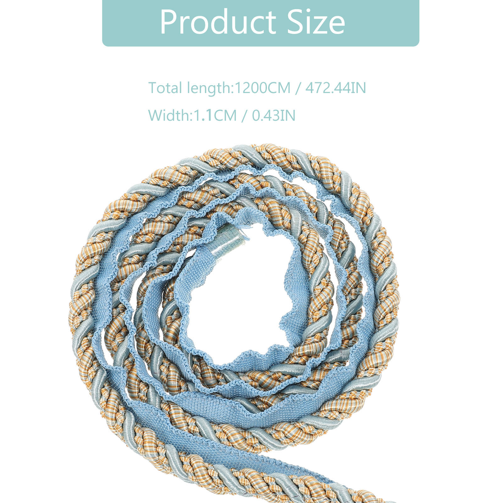 Decorative Sofa Cushion Rope P – Cord Trim Twisted recenzja i cena