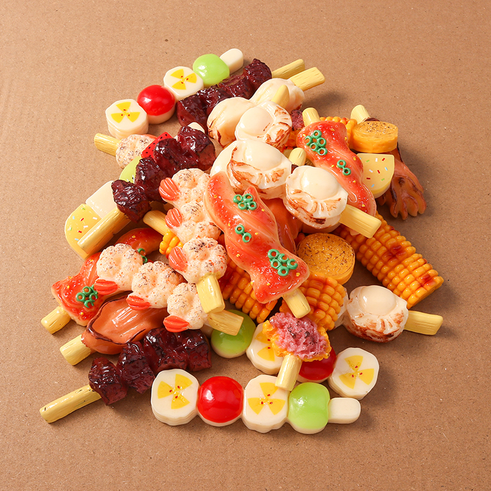 4pcs Simulation Foood Barbecue – Embellishments For Scrapbooking recenzja i cena