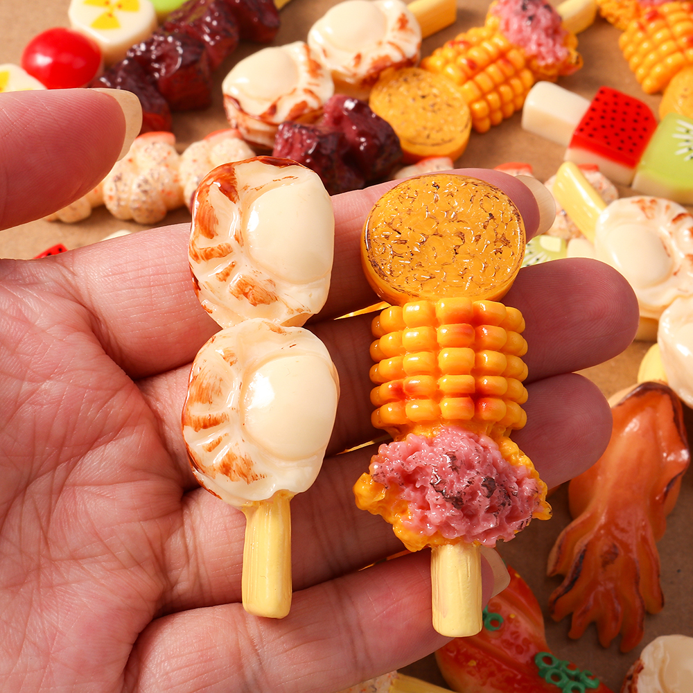 4pcs Simulation Foood Barbecue – Embellishments For Scrapbooking recenzja i cena