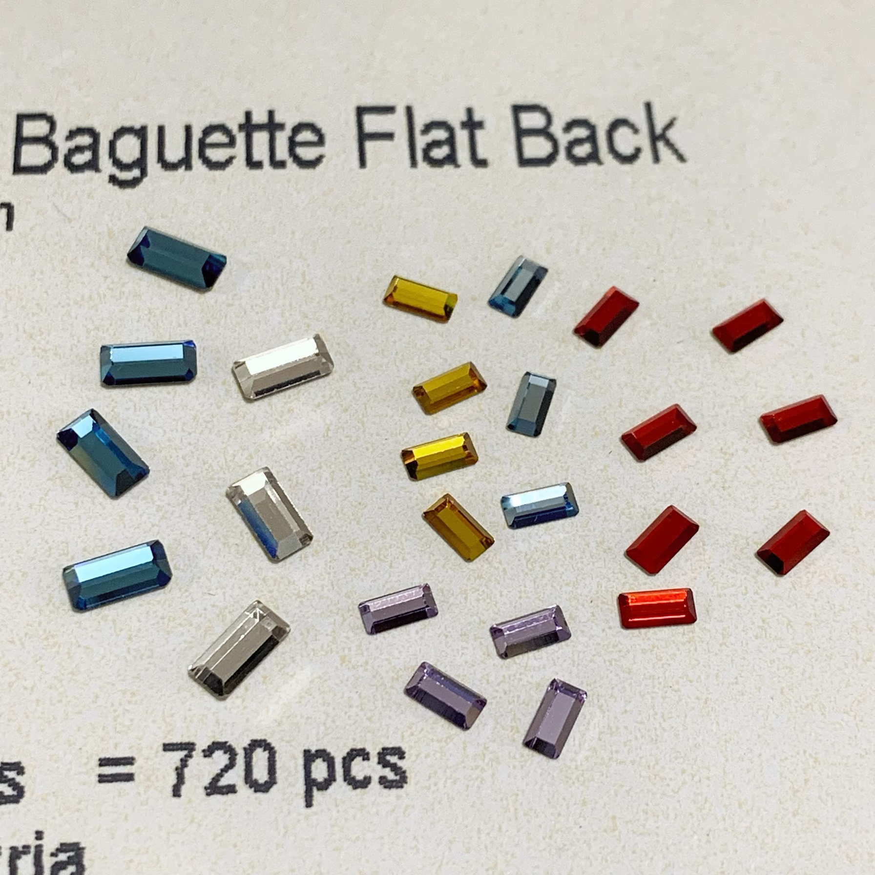 2510 Baguette Flat Back No Hot – Hotfix Rhinestone Sheet recenzja i cena
