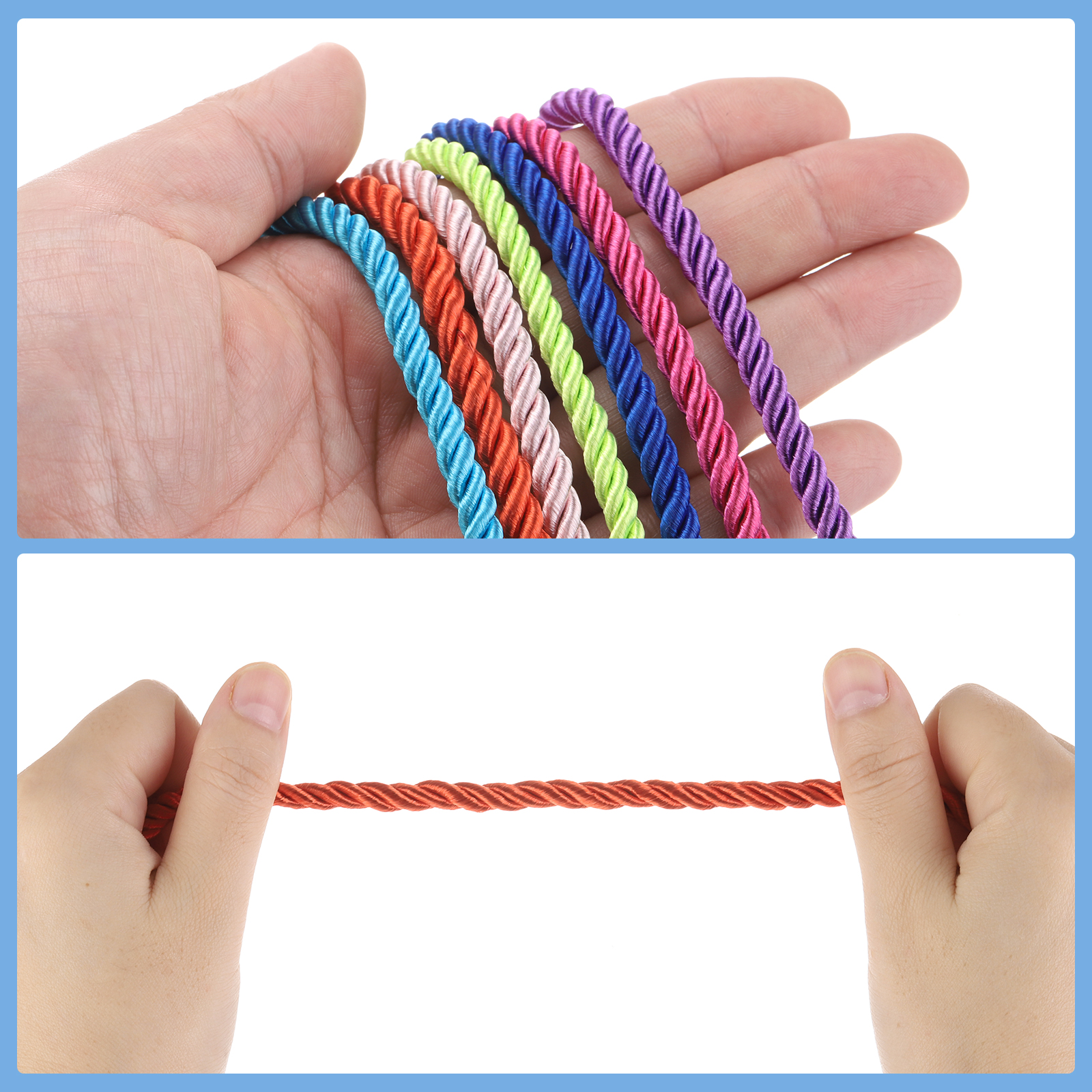 Uxcell 5 Yard 3mm Twisted Cord – Cord Trim Twisted recenzja i cena