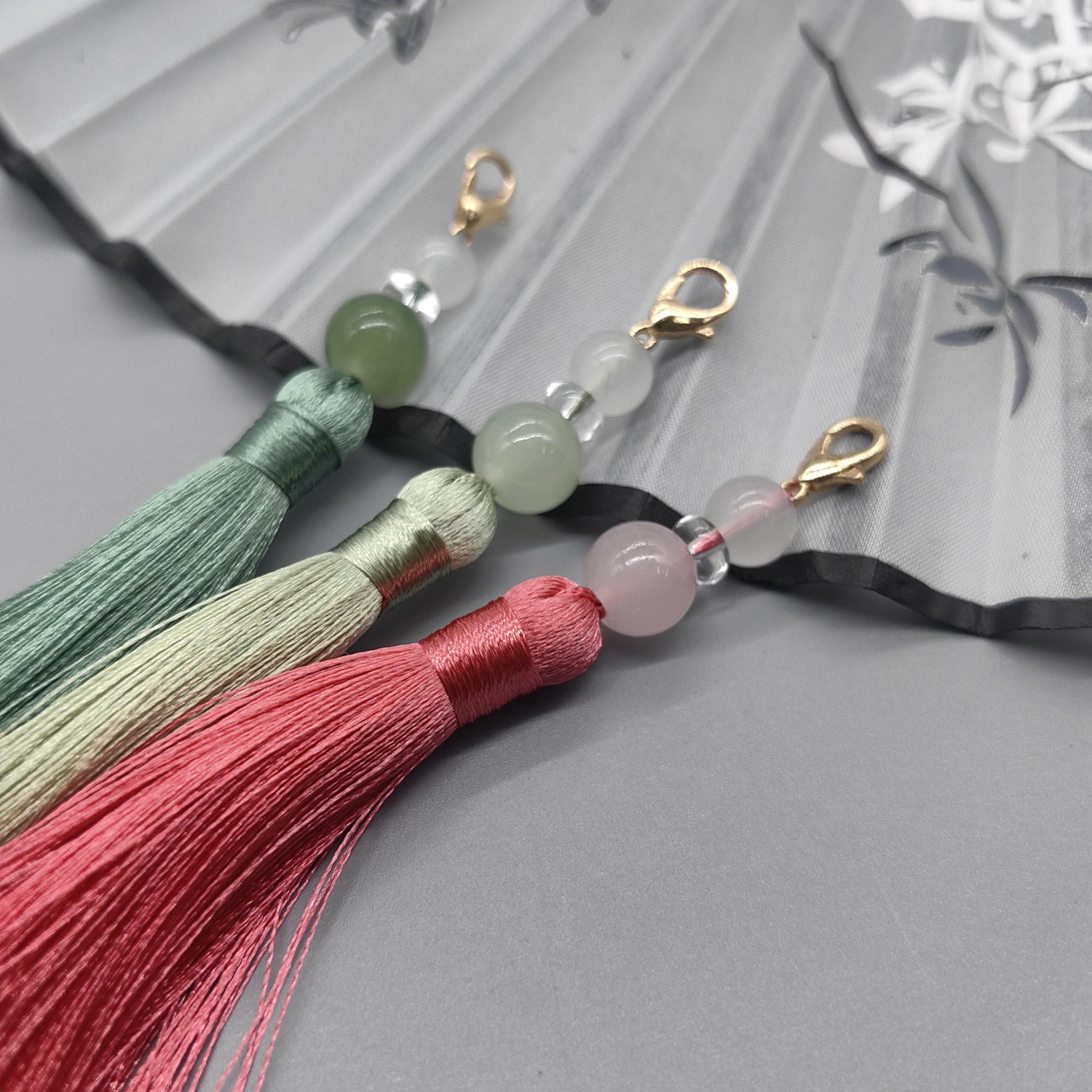 8cm Lobster Clasp Tassel Charm – Beaded Trim Fringe recenzja i cena