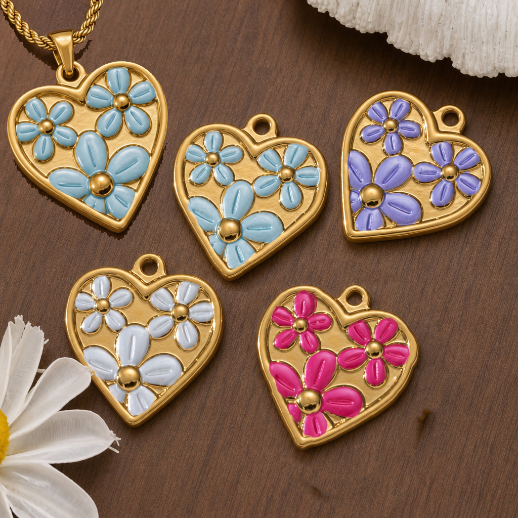 2pcs Stainless Steel Enamel He – Embellishment Crafts recenzja i cena