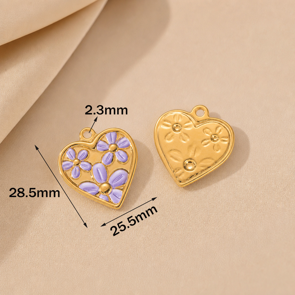 2pcs Stainless Steel Enamel He – Embellishment Crafts recenzja i cena