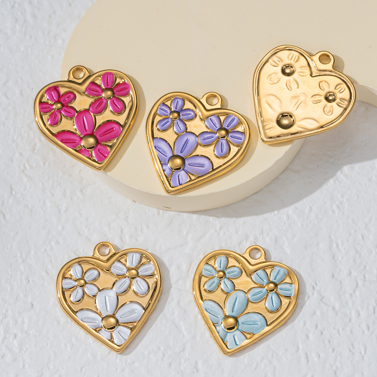 2pcs Stainless Steel Enamel He – Embellishment Crafts recenzja i cena