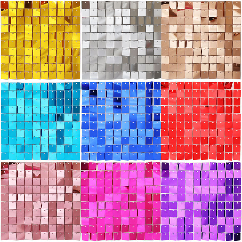 6-27 Pcs Light Golden Shimmer  – Sequin Fabric Panel recenzja i cena
