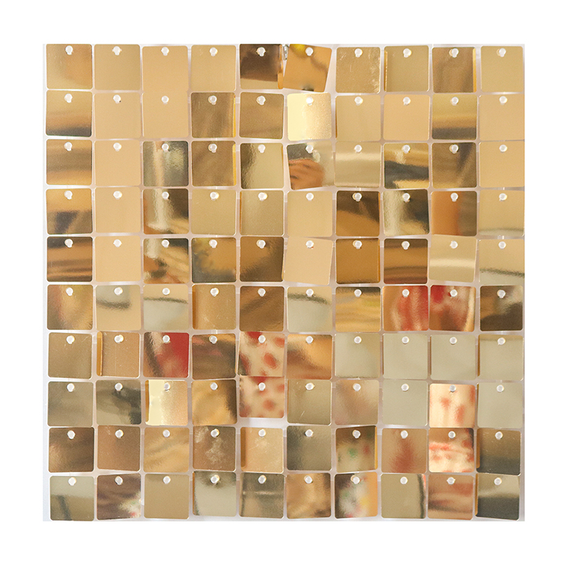 6-27 Pcs Light Golden Shimmer  – Sequin Fabric Panel recenzja i cena
