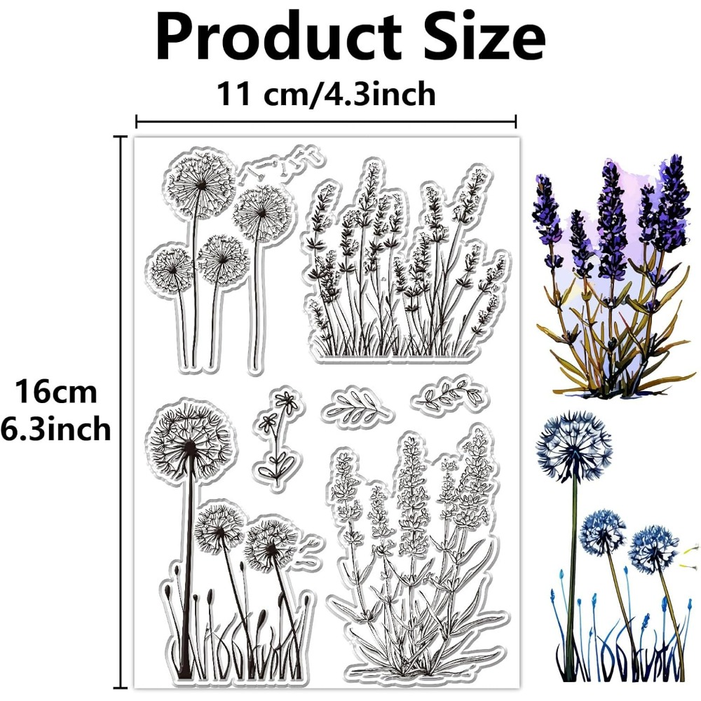 Dandelion Clear Stamps Lavende – Embellishment Crafts recenzja i cena