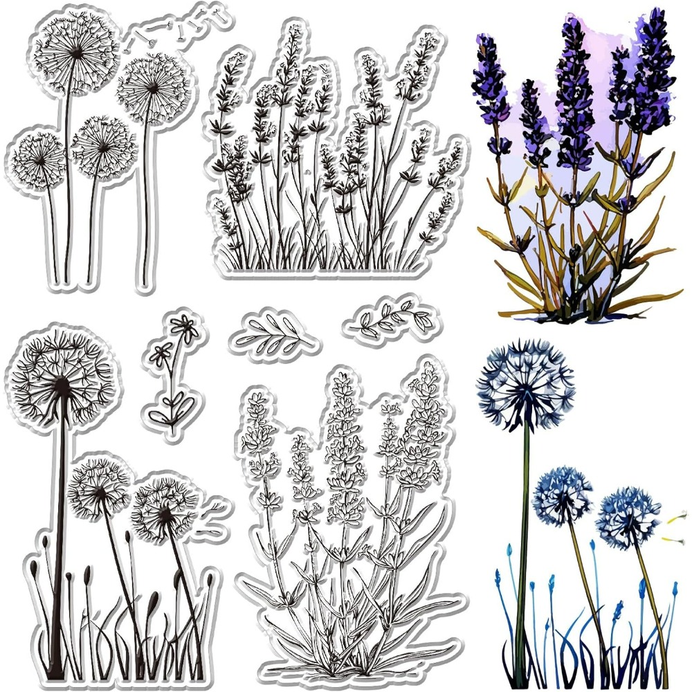 Dandelion Clear Stamps Lavende – Embellishment Crafts recenzja i cena