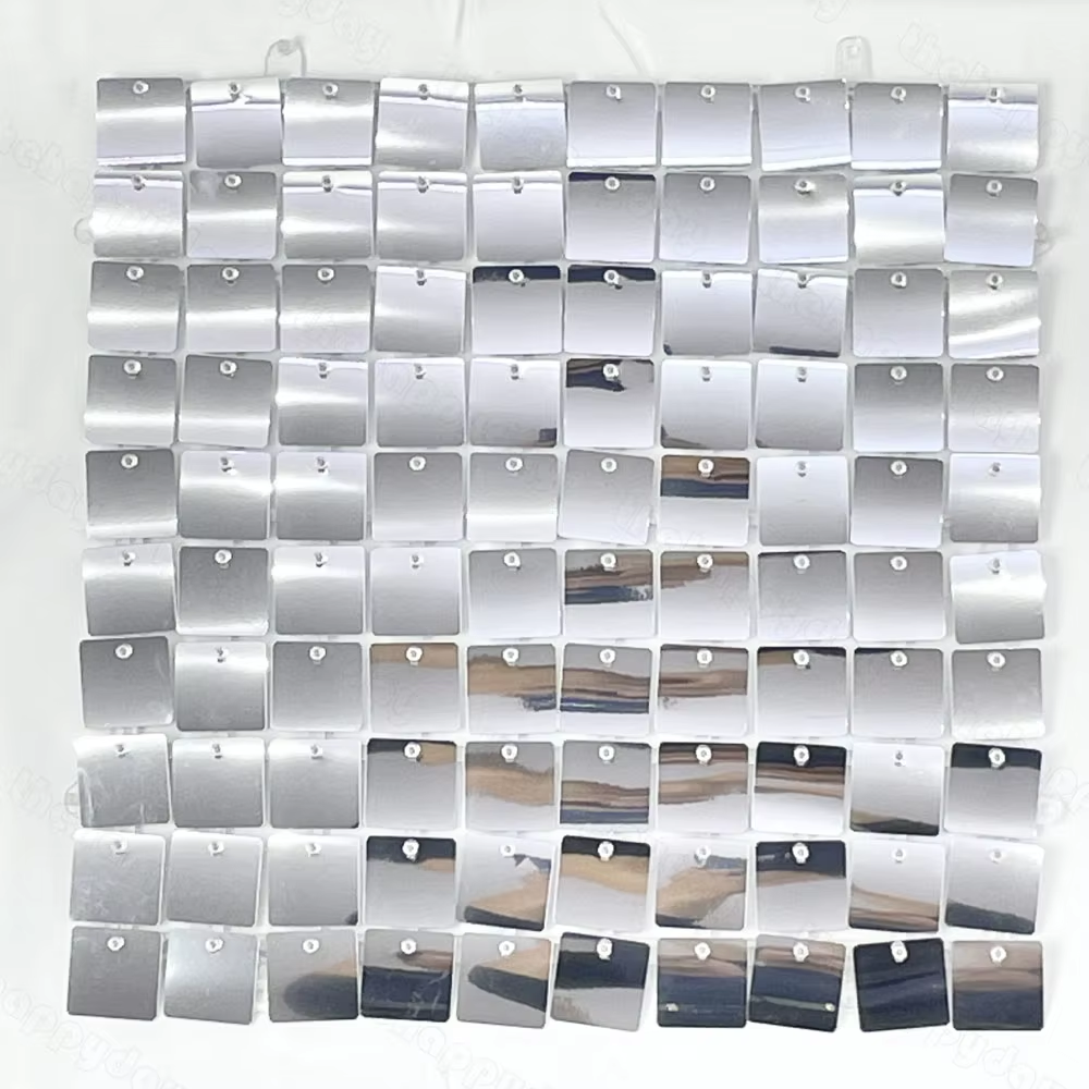 12Pcs Silver Shimmer Wall Back – Sequin Fabric Panel recenzja i cena