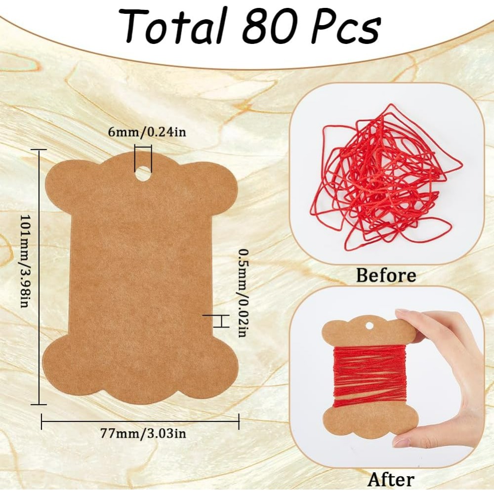 80Pcs Embroidery Thread Cardbo – Organza Ribbon Spool recenzja i cena