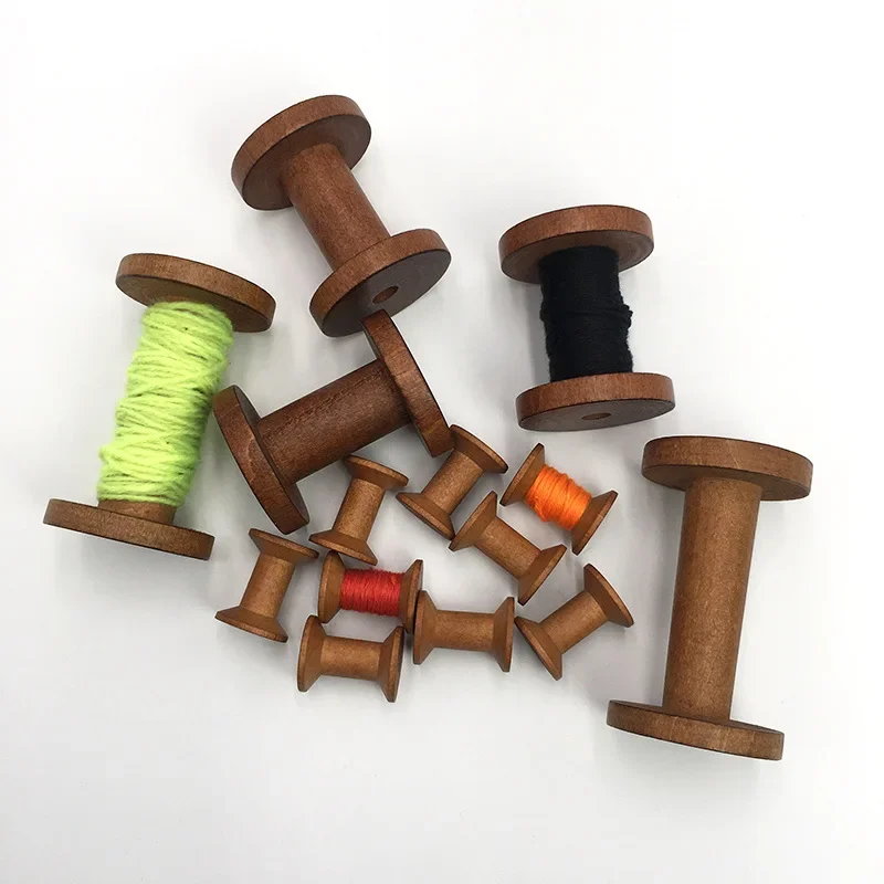 1Pc Brown Big Wood Empty Spool – Organza Ribbon Spool recenzja i cena