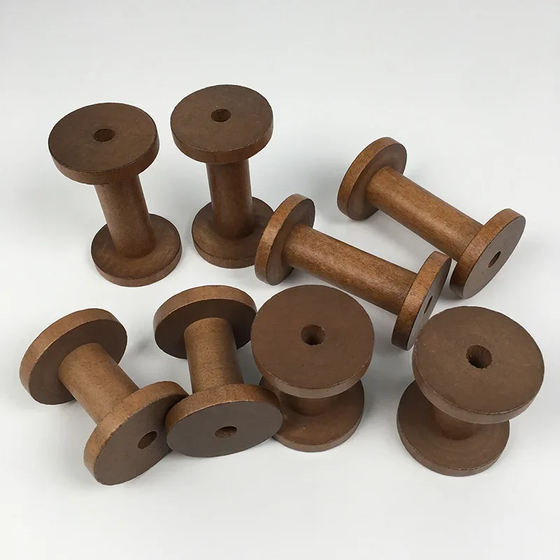 1Pc Brown Big Wood Empty Spool – Organza Ribbon Spool recenzja i cena
