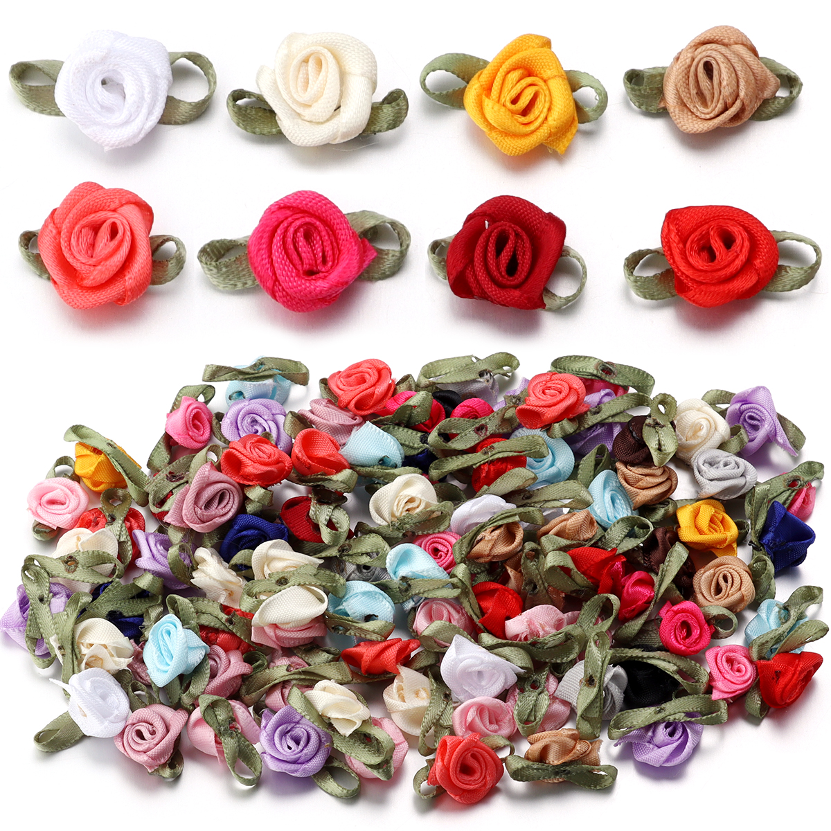 50Pcs 1.5x2.5cm 18 Colors For  – Embellishment Crafts recenzja i cena
