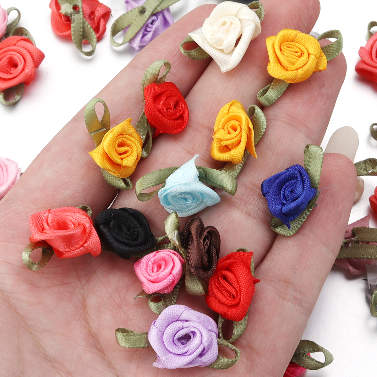 50Pcs 1.5x2.5cm 18 Colors For  – Embellishment Crafts recenzja i cena