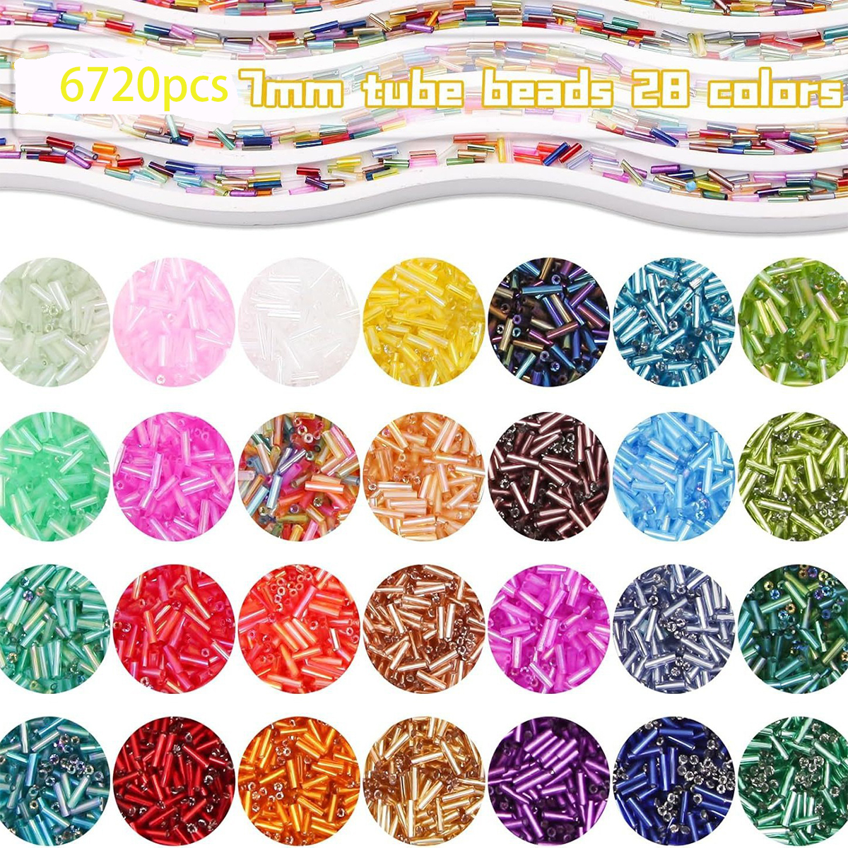 About 6720Pcs/Box 7mm 28 Color – Craft Embellishment Storage recenzja i cena
