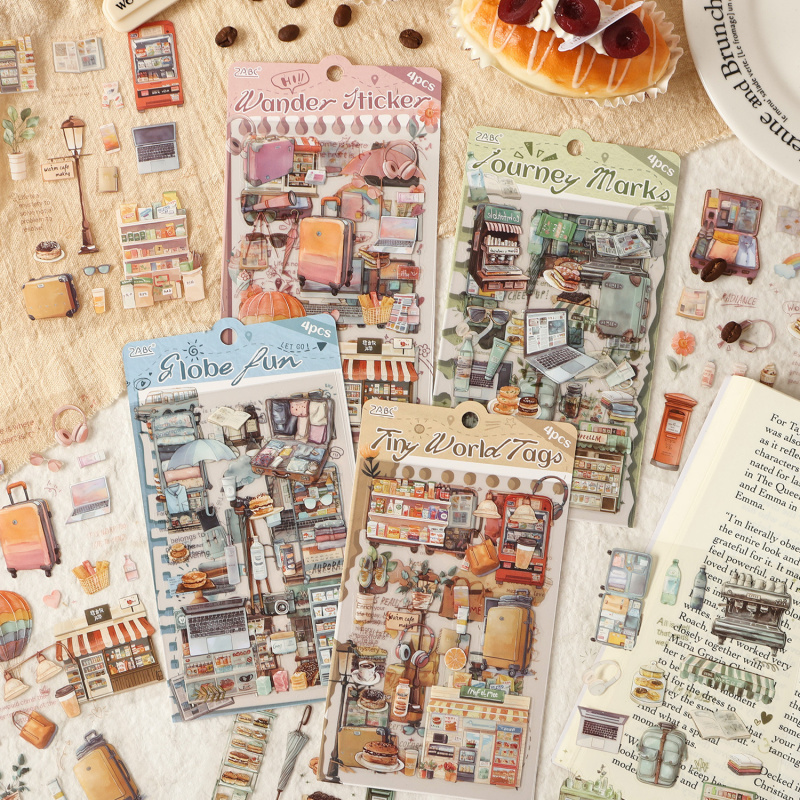 4pcs/pack Vintage Daily Item L – Embellishments For Scrapbooking recenzja i cena