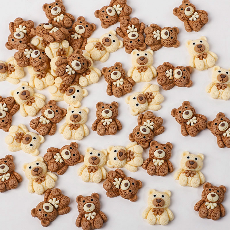 10/30/50pcs Resin Teddy Bear C – Embellishments For Scrapbooking recenzja i cena