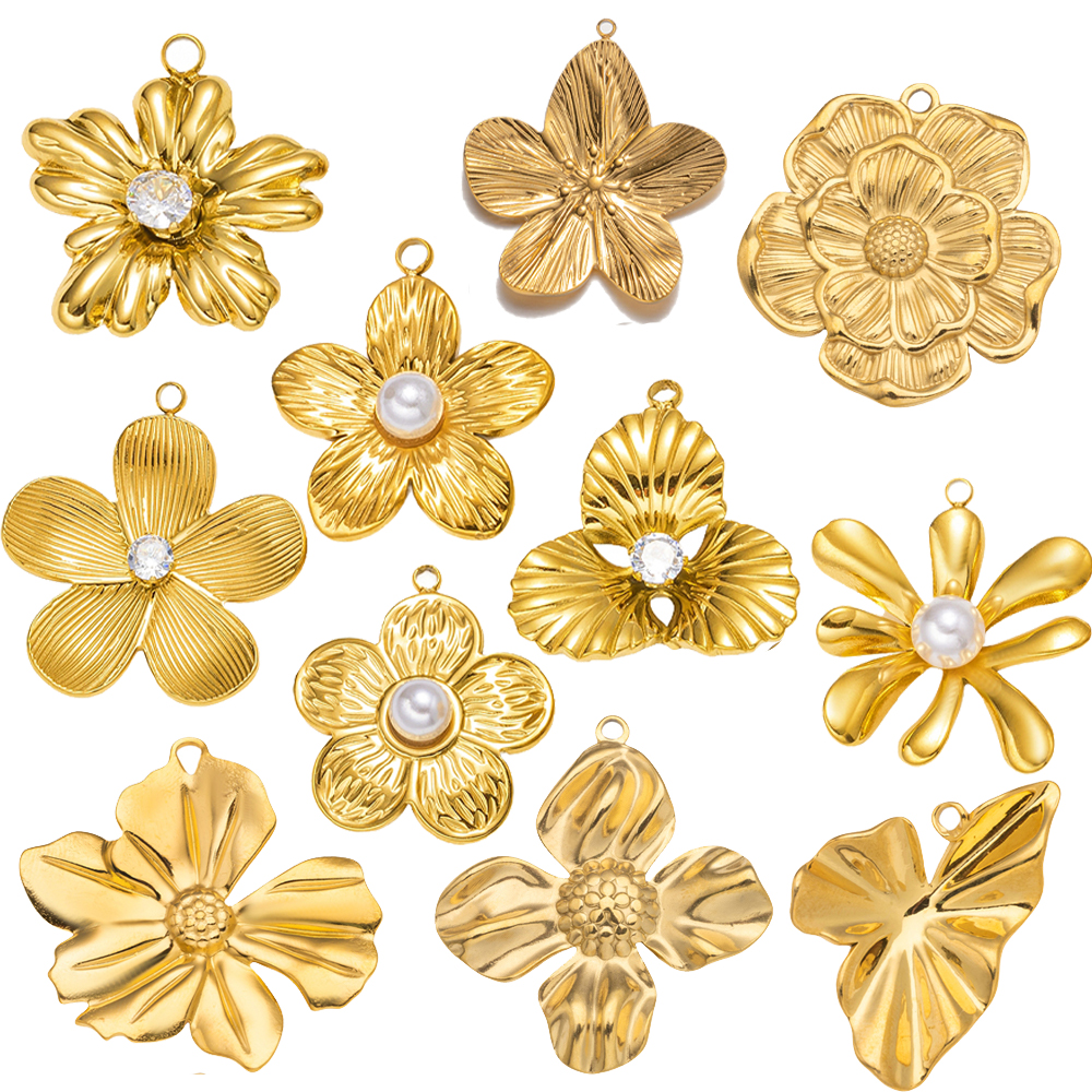 5pcs Gold Stainless Steel Flow – Embellishment Crafts recenzja i cena