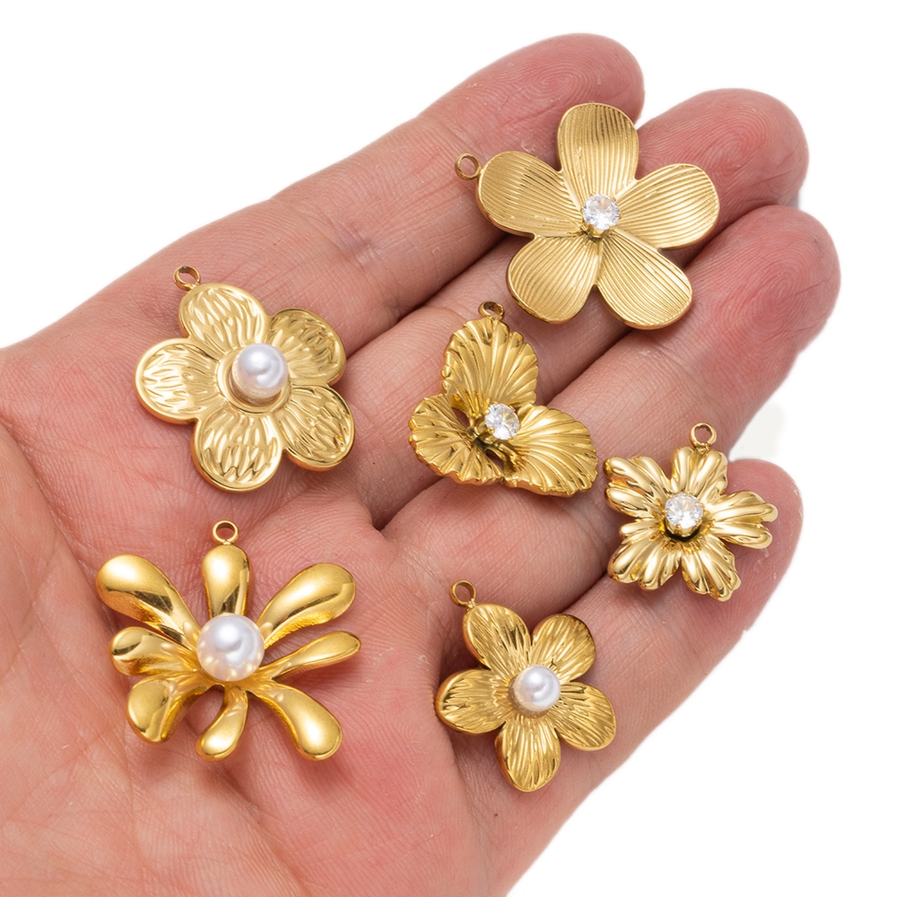 5pcs Gold Stainless Steel Flow – Embellishment Crafts recenzja i cena