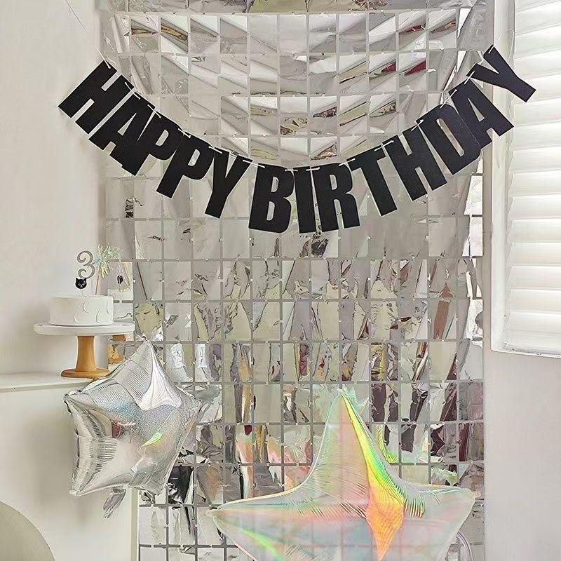 1Pc Luxury Square Sequin Backd – Sequin Fabric Panel recenzja i cena