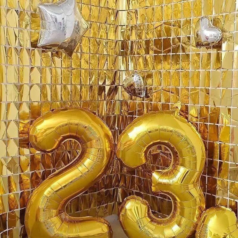1Pc Luxury Square Sequin Backd – Sequin Fabric Panel recenzja i cena